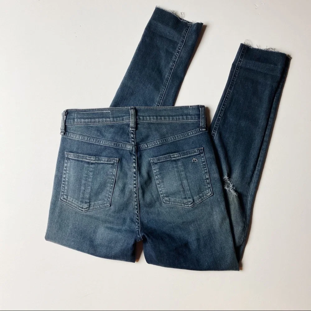 Rag & Bone Alec High Rise Ankle Skinny Jeans 25 - Picture 6 of 6